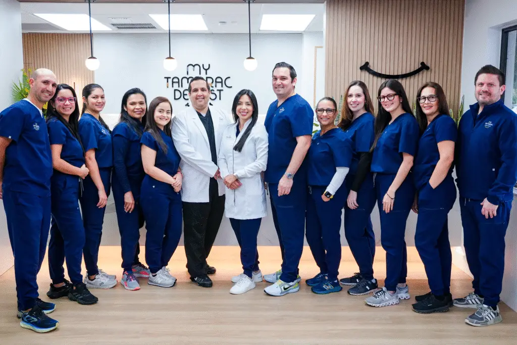 Dr. Flor Luzardo and Dentist Team