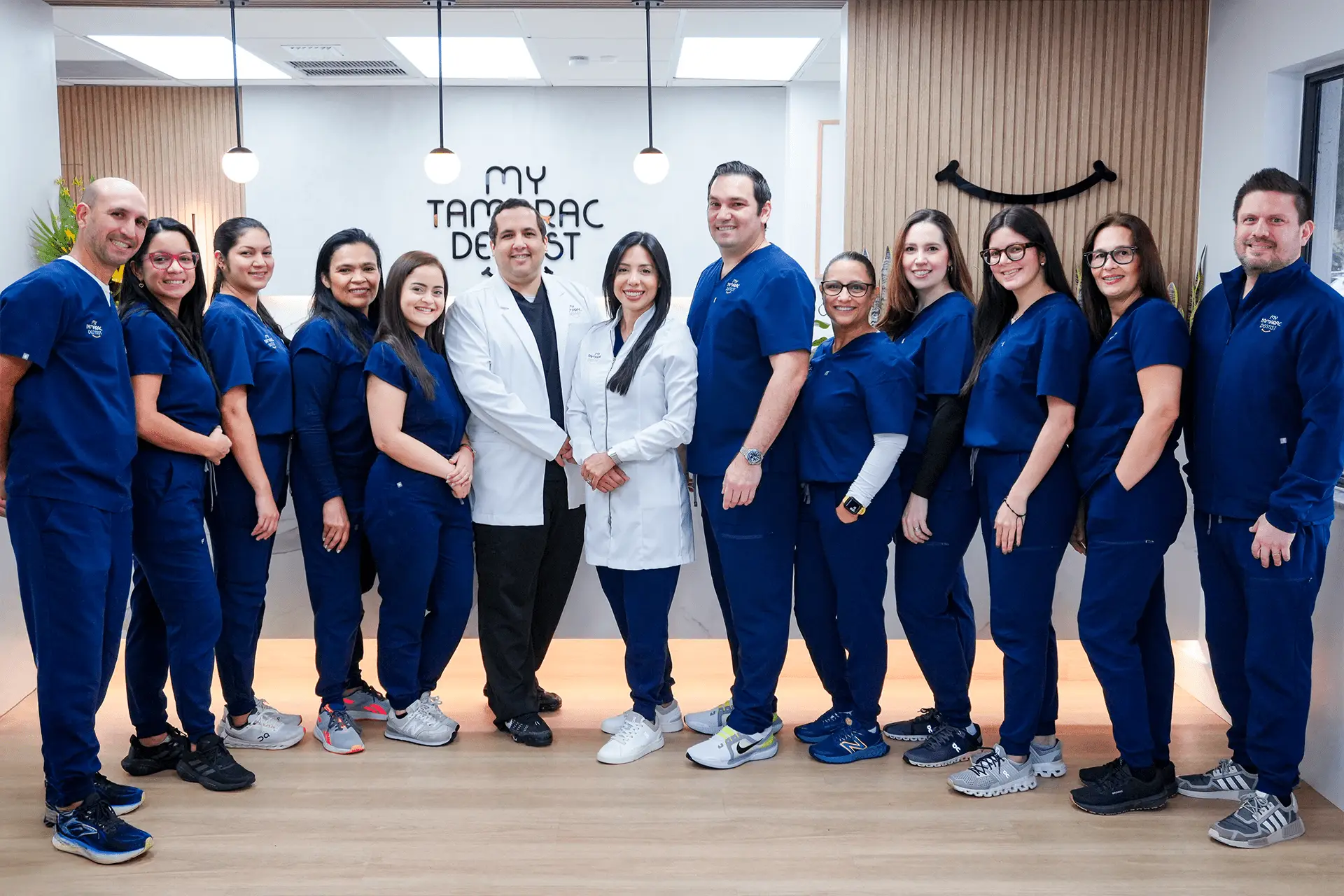 Dr. Flor Luzardo and Dentist Team